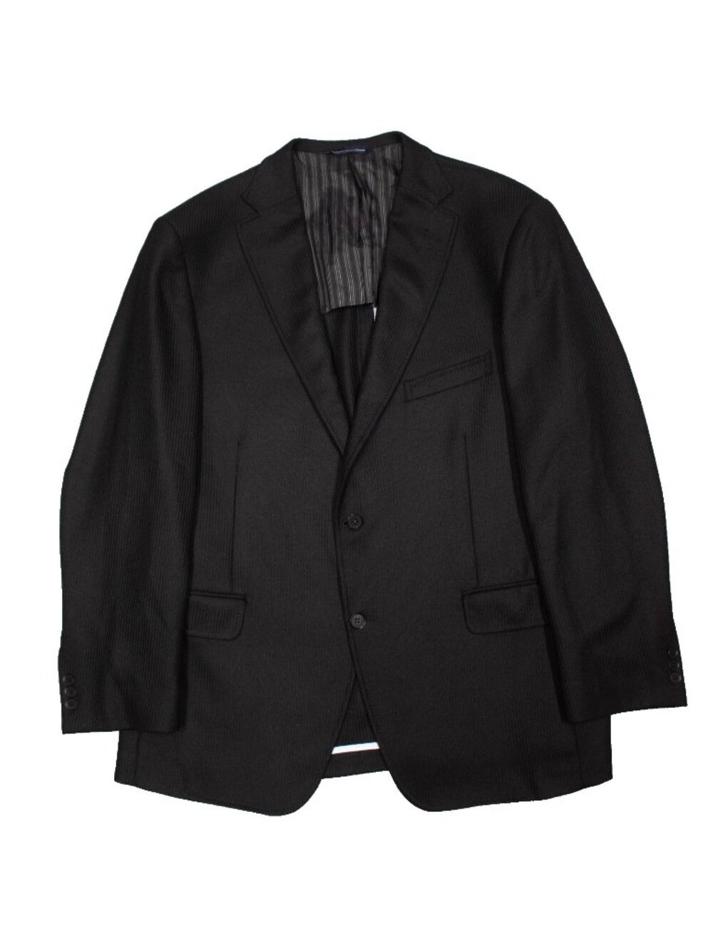 Coppley Blazer Half Lined Soft Coat Wool Sport Jacket Ribbed Black Canada 44R
